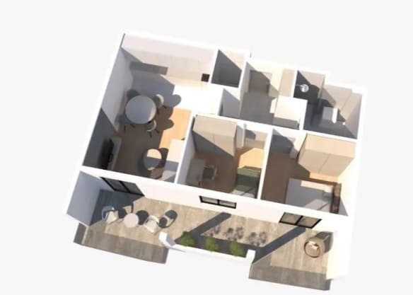 Dvoiposoban stan 70,4 m², Centar, Šabac