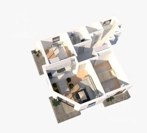 Dvoiposoban stan 70 m², Šabac