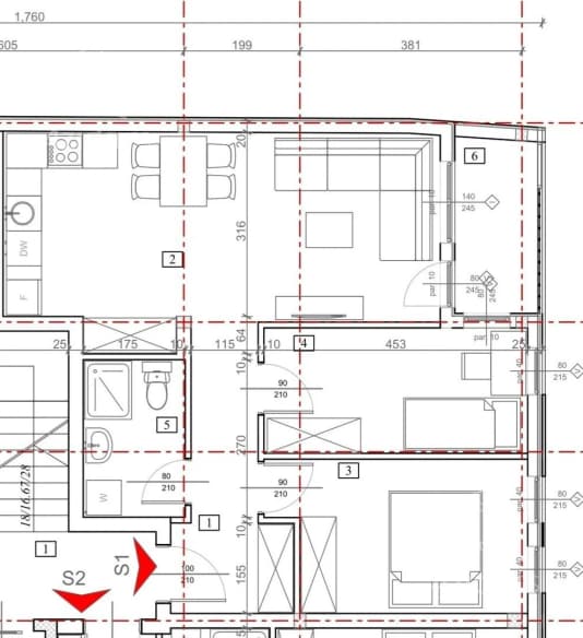 Dvosoban stan 60 m², Šabac