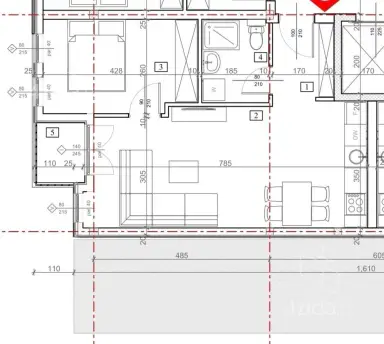 Jednosoban stan 45 m² – Šabac