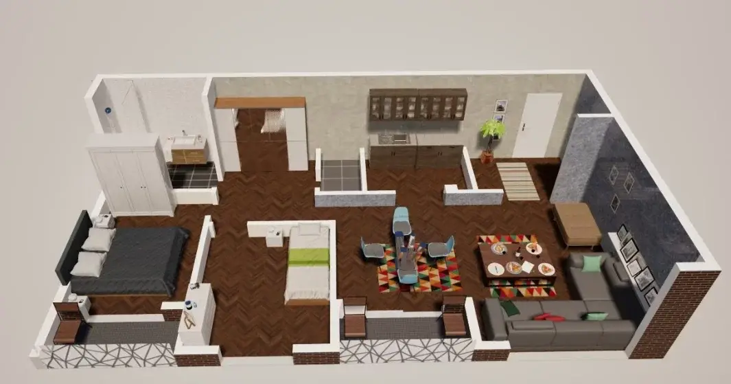 Dvosoban stan 70 m² – Kamičak, Šabac