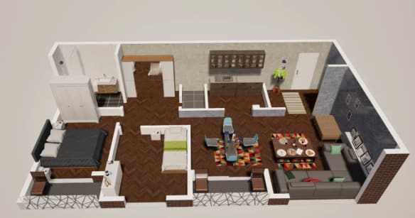 Dvosoban stan 70 m², Kamičak, Šabac