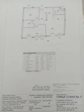 Dvoiposoban stan 85 m², Centar, Šabac, fotografija 4